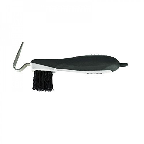 HORZE Soft Grip Hoof Pick - Black - One Size - color: Black