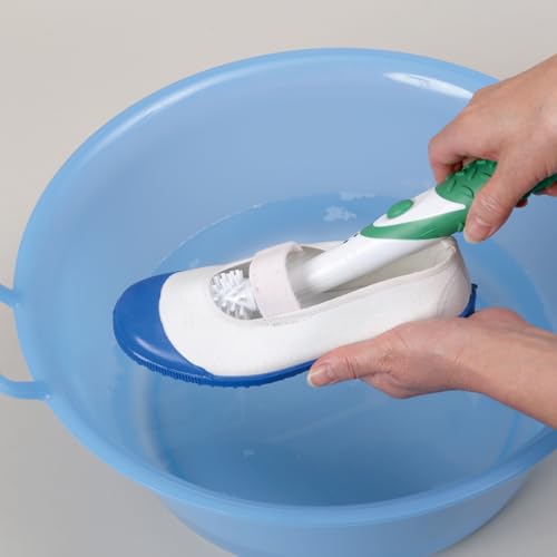 Sonic Scrubber – Shoe Cleaning Power Brush | Dual Heads for Inside & Out | Deep-Clean Tool for Sneakers, Boots & More | 2 Brush Heads Included
