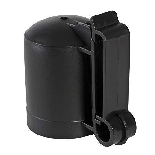 Zareba T-Post Safety Cap and Insulator for Electric Fence, 10 Pack | Black Safety Caps for 1.25 and 1.33 T-Posts, Livestock Protection, Accommodates Any Gauge Wire, Farm Fencing Supplies - size: 10 Pack