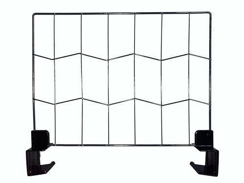 20 Pcs 40 * 30CM Warehouse Iron Shelf Dividers,Cabinet Divider,Shelf Divider,Shelf Dividers,Shelves Divider,Shelves Dividers,Shelving Dividers,Double Clip Shelving Divider - color: Gray Iron Net, size: 40*30CM+【5CM】Double Clip