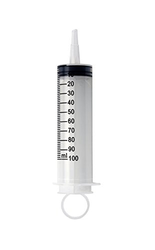 Karlling 100ML Large Big Plastic Hydroponics Nutrient Measuring Syringe - style: 100MLA(1 Pack)
