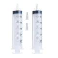 2 Pack 250ml Syringes with Tip Adapters, Extra Large Plastic Syringe Individually Sealed for Glue Dispensing, Scientific Labs, Watering, Refilling, Multiple Uses - style: 250ml