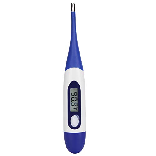 Portable Livestock Pet Thermometer with Electronic Display, Accurate Measurement for Pigs, Cats & Dogs, Included