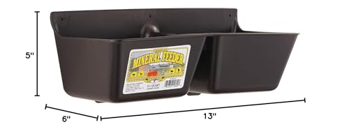 Little Giant Animal Mineral Feeder 3.5 Quart Mineral Feeder (Item No. MF35BLACK)