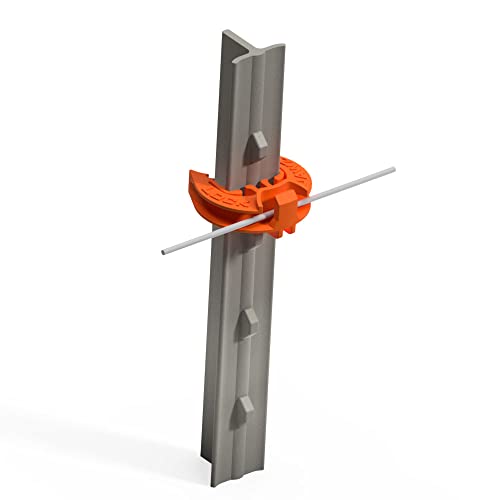T-360 Electric Fence T-Post Insulator - Orange (Bulk Qty: 250)