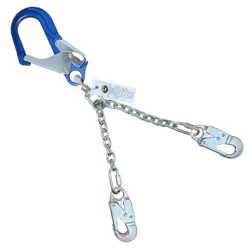 AFP Rebar Positioning Chain Assembly with Swivel Hook (Aluminum) - color: Aluminum