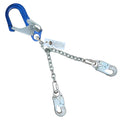 AFP Rebar Positioning Chain Assembly with Swivel Hook (Aluminum) - color: Aluminum