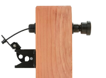 GH Gate Latch Complete Outdoor gate Latch for Wooden Gates operates from/on Both Sides of Fence Patented Dual Sided Operation. Wooden Fence Latch Vinyl Gate Latch Metal Fence Latch Universal fit