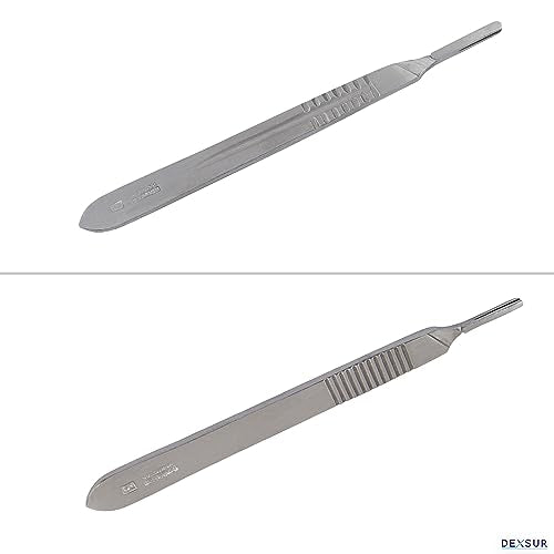 Dissection Kit for Biology Lab & Anatomy - Stainless Steel Scalpel Knife Set for Medical & Veterinary Students, KIT3-10 Pcs - style: KIT3 - 10 Pcs