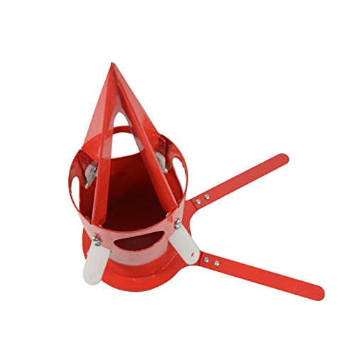 Big Bag Dispenser Bulk Bag Unloader – Heavy Duty Feed Unloader Tool for Animal Feed, Grain, Fertilizer – Rust-Resistant, Portable for Farm, Warehouse, Home Use (Red) - color: Red