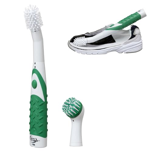 Sonic Scrubber – Shoe Cleaning Power Brush | Dual Heads for Inside & Out | Deep-Clean Tool for Sneakers, Boots & More | 2 Brush Heads Included