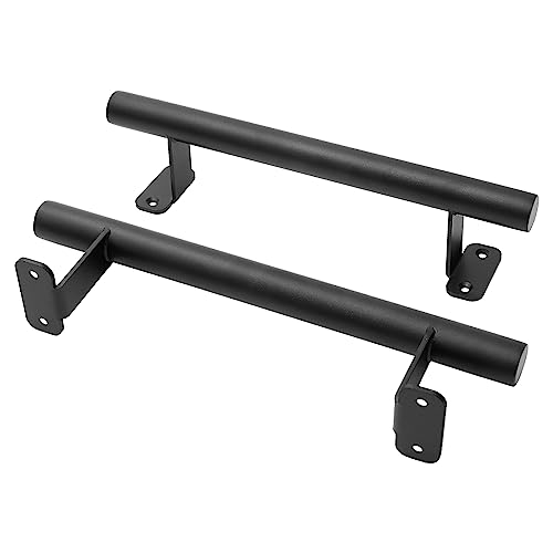 12'' Sliding Barn Door Handles Pack of 2, Black Powder Coated Iron Pull Handles for Outdoor Gates, Garage, Fence, Interior Closet Doors - style: Style A