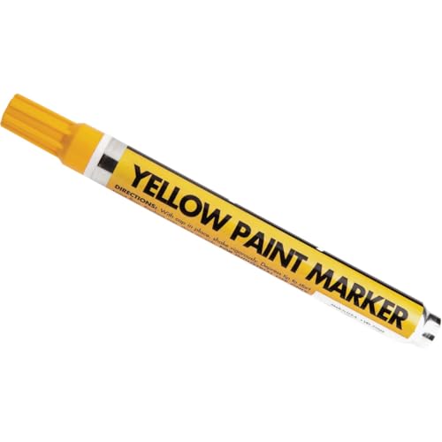 Forney 70822 Marker, Paint, Yellow, 1 Count (Pack of 1) - color: Yellow