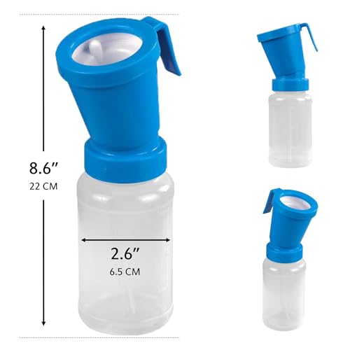 QMARK Teat Dip Cup, Blue, 300 ml, 2 Pack | Non Reflow, Nipple Cleaning Disinfection, For Cow Sheep Goat, Non-Return Teat Dipper