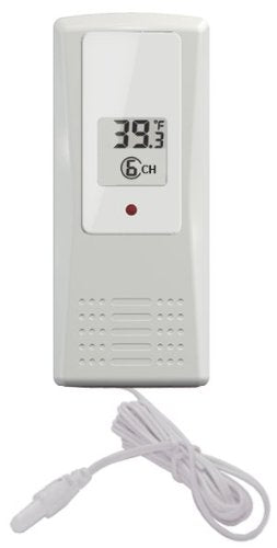 Ambient Weather F007TP 8-Channel Wireless Thermometer and Temperature Probe | Compatible with Ambient Weather's WS-07, WS-08, WS-09, WS-091-C, WS-11, WS-12, WS-23, WS-24, WS-25, and WS-110 - size: Thermometer with Probe, style: Thermometer with Probe