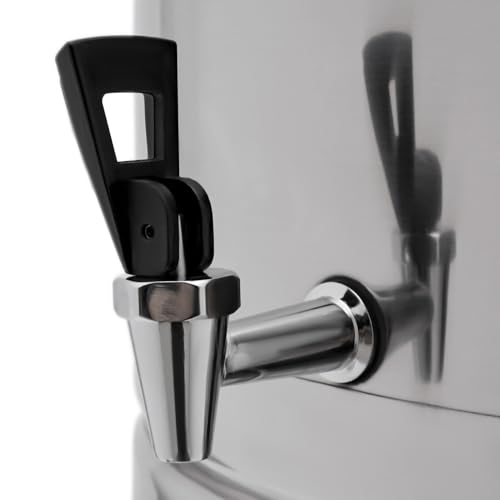 60L/15.85Gal Milk Can with Faucet, Stainless Steel Milk Transport Cans Wine Pail Bucket Tote Jug Pot Oil Liquid Storage Barrel with 2 Handles Milk Container with Lid for Grain Wine Liquid - color: 60l-15.85gal With Faucet