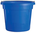 Little Giant® Round Plastic Utility Bucket | Durable & Versatile Feeder Bucket with Handles | 10 Quarts | Blue - color: Blue