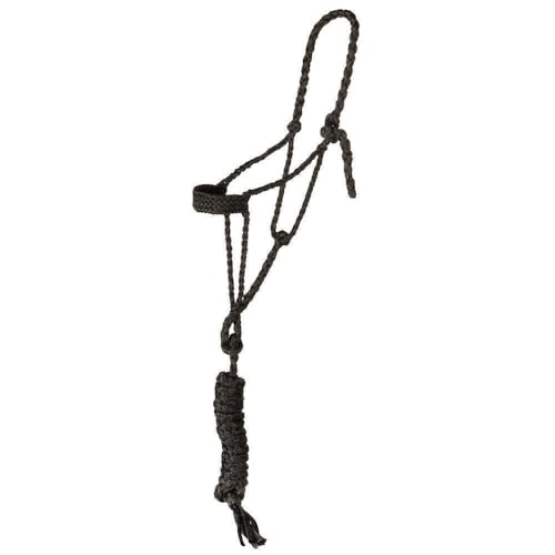 Tough 1 Premium Mule Tape Halter w.Lead - color: Turquoise