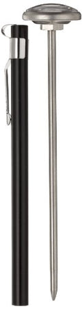 Supco ST02 Stainless Steel HVAC/R Pocket Dial Thermometer, 0 to 220F | HVAC, Air Conditioner, Refrigerator, and Freezer Temperature Gauge Probe or AC Vent Tester, 5 in Stem, Analog 1 in Dial