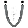"Nuk3y Heavy Duty Storm Crash Chain with Solid Brass Bracket (Matte Black, 30-1/2"")" - color: Matte Black, size: "30-1/2"""