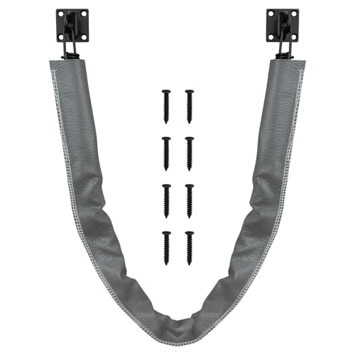 "Nuk3y Heavy Duty Storm Crash Chain with Solid Brass Bracket (Matte Black, 30-1/2"")" - color: Matte Black, size: "30-1/2"""