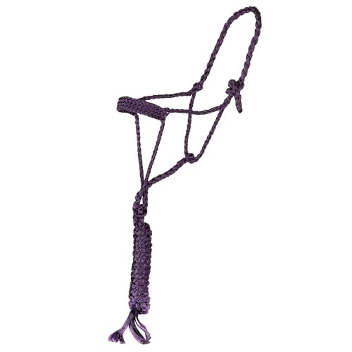 Tough 1 Premium Mule Tape Halter w.Lead - color: Purple
