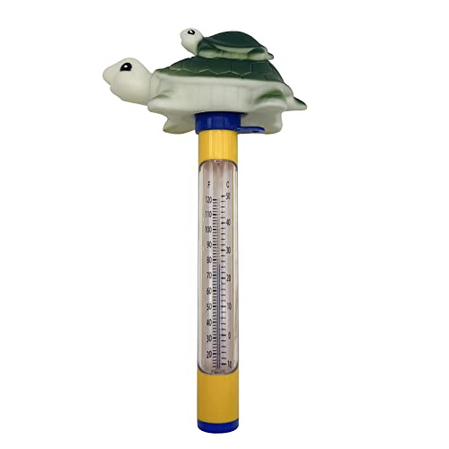 Floating Turtle Thermometer - Pools, Spas, Hottubs, & Aquariums | Floating Turtle Thermometer for Pools, Spas, Hottubs, & Aquariums - Shatter Resistant - color: Turtle