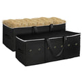 2 Pack 600D Heavy Duty Oxford Horse Hay Storage Bags | 44×20×16 Inches Extra Large Hay Storage Bags for Horses, Cattle, Goats & Sheep /Black - size: 2 Pcs