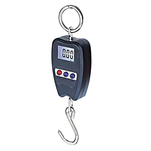Hanging Weight Scale Industrial Heavy Duty for Farm, Hunting, Bow Draw Weight, Big Fish & Hoyer Lift with Accurate Sensor Digital, Professional (440LBS Black) - color: 440LBS Black