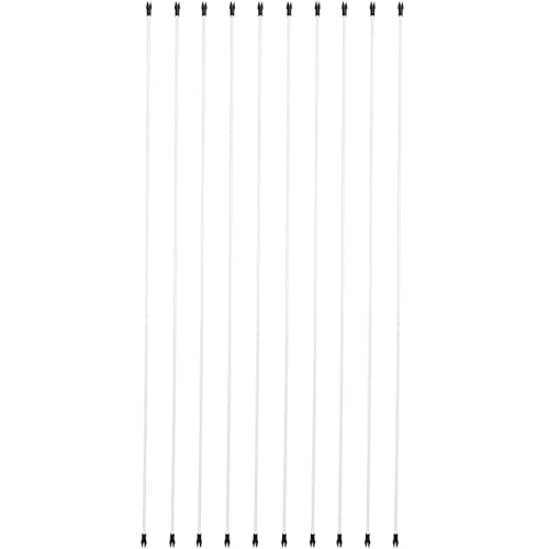 Premier 1 SagStopper™ for Electric Netting - Package of 10-48" Height | Lightweight fiberglass. Slotted nocks tension net vertically. Keeps lower strands off the ground. Easy to install & remove. - size: 48" Height