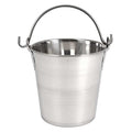 Lindy's 2-Quart Stainless Steel Bucket, Durable Seamless Bucket for Many Home Tasks, Carry Water or Milk, Fill with Food, Use as a Flower Pot, Cleaning Bucket, Table Centerpiece and Much More - size: 2 quarts