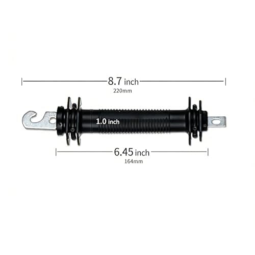 6 Pack Electric Fence Rubber Gate Handles - Heavy Duty Insulated Plastic Handles with Steel Hook, Electric Fence Rubber Gate - Black - color: Black 6-Pack