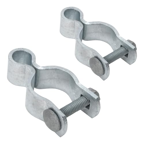 VIVIDA 1-3/8" Chain Link Fence Female Gate Hinge, Pipe Gate Hinge, 2 PCS | Galvanized Steel, For 1-3/8" OD Post, Chain Link Fence Hardware - size: 1-3/8" (2 PCS)