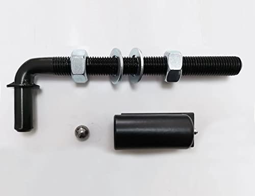 Universal Industrial Heavy Duty 3/4" J-Bolt Gate Hinge Steel Pivot Hinge Welded Hinge for Welding on Larger Iron or Steel Gates, Adjustable 8 1/2" Long Bolts Ball Bearing (Sold as A Single)