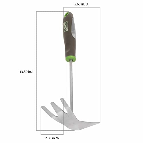 AMES 2445600 2-in-1 Hand Hoe and Cultivator with Ergo Gel Grip, 13-Inch - size: 13-Inch, style: Ergo Gel Grip Hand Hoe and Cultivator 2-in-1 Tool