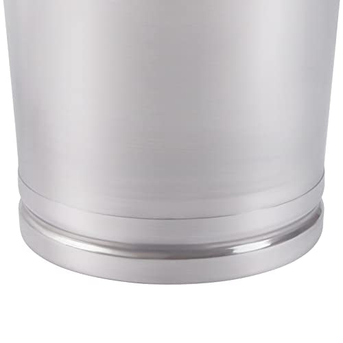 DYNAMI 3.7Gal Stainless Steel Bucket with Lid and Handle,Stainless Steel Multipurpose Bucket w/Raised Bottom,Round Metal Compost Bucket Water Pail Bucket Milk Pail Bucket Ice Bucket Lab Bucket - size: 14L/14.8Qt