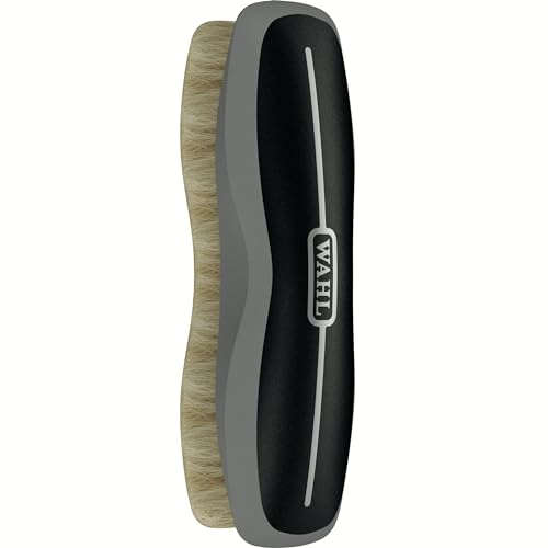 Wahl Professional Animal Equine Soft Body Horse Brush, Black | Effortlessly Removes Dirt and Loose Hair, Comfortable Rubber Grip, Patented Ergonomic Design