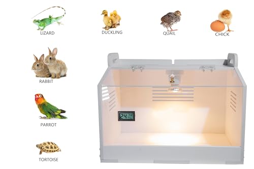 Intelligent Brooder Box Chicken brooder Quail cage Baby Chicken Supplies | Chick starter kit Newborns Chicks Ducks Birds Small Animals Manual Egg Incubators Poultry Heater