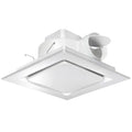 Orsong Bathroom Exhaust Fan 10" Panel | Ultra Quiet without Light(8x8 Mount), 110CFM, 4" Duct for Bathroom/Garage/Home - size: 8in(Hole Size)
