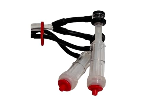 Melasty Milk Stopper for Cow and Goat Liner, Set of 4Pcs of Red Plugs for Milking Machine Inflations