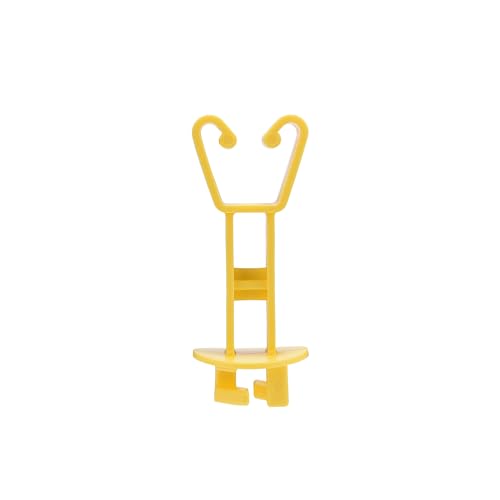 Electric Farm Fence Wire Insulators, U Post Extended, Yellow, 25 - color: yellow, size: 25