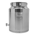 64L/16.90Gal Stainless Steel Milk Can 304 Stainless Steel Milk Jug Sealed Bucket Wine Pail Bucket Milk Can Liquid Storage Container w/Faucet & Sealed Lid for Milk Wine Water Liquid - size: 64L|w/Faucet|304