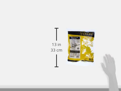 Zareba T-Post Pin-Lock Insulators for Electric Fences - Yellow, 25 Pack, ITPLY-Z - Includes 25 Insulators - Secure Hold, Easy to Release - size: 25 Pack