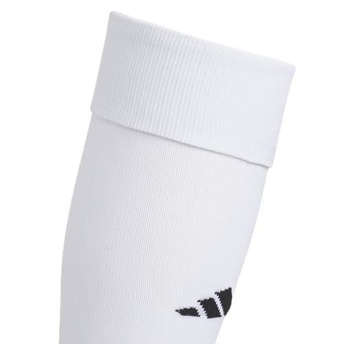 adidas Unisex Metro Soccer Socks or Calf Sleeves (1 Pair) Over-the-Calf | Unisex, 1-Pack, Cushioned Impact Zones, Moisture-Wicking, Calf Compression, Versatile Layering, Game & Practice Ready - color: White/Black/Calf Sleeve, size: Large, style: Calf Slee