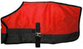 Mini/Pony/Livestock 1200D Adjustable Water Resistant Turnout Blanket - color: Red, size: 42 - 46