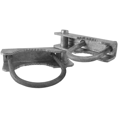 Chain Link Fence 180 Degree Commercial Duty Gate Hinge-for 2-3/8" Outside Diameter Gate Post/Pipe & 1-5/8 Thru 1-7/8" Gate Frame. - CASE Qty 10 - size: 2-3/8" Post - Case(10 Pack)