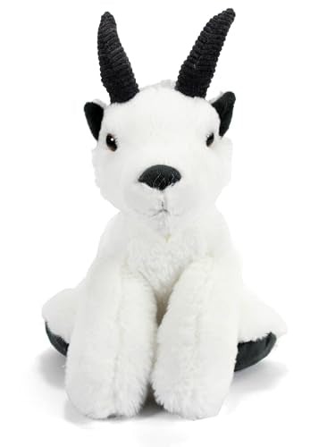 The Petting Zoo Mountain Goat Stuffed Animal, Wild Onez, Kids Gifts, 9 in | Mountain Goat Realistic Wildlife Animals by Zoologee. Great Toys for Girls and Boys. Plush Gifts for Kids
