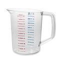Rubbermaid Commercial Products Bouncer Clear Measuring Cup, 8-Cup/2-Quart, Clear, Strong Food Grade, Easy Read for Liquid/Dry Ingredients, for Home/Professional Kitchen - size: 2 Qt