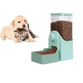 Hanging Automatic Pet Food Dispenser, 54oz Large Capacity Pet Feeder, Auto Gravity Cage Hanging Food Bowl for Small Dog Cat Rabbit Ferret Guinea Pig Hedgehog Chinchillas (Green) - color: Green