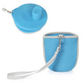 Cup Sleeve with Silicone Lid Cover Set to Protect Dysphagia Regulating Drinking Cup for Swallowing and Disorders People-Sky Blue（Excluding Cup） - color: Blue-Cup Sleeve+Silicone Lid Cover Set